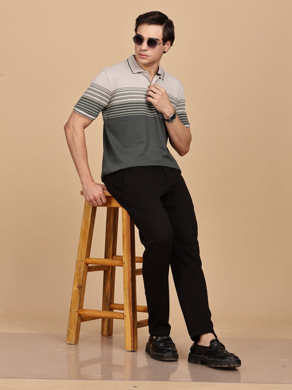 Olive Color Regular Fit Polo Tees